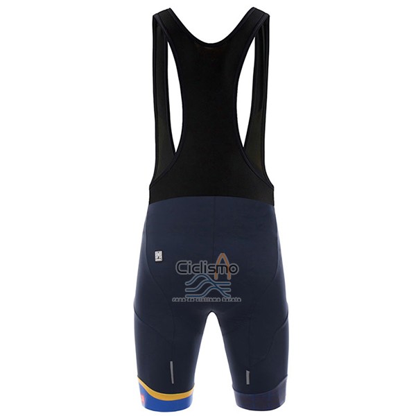 Asturias Vuelta Espana Ropa Ciclismo Culotte Corto 2017 Hombre Mangas Cortas Azul